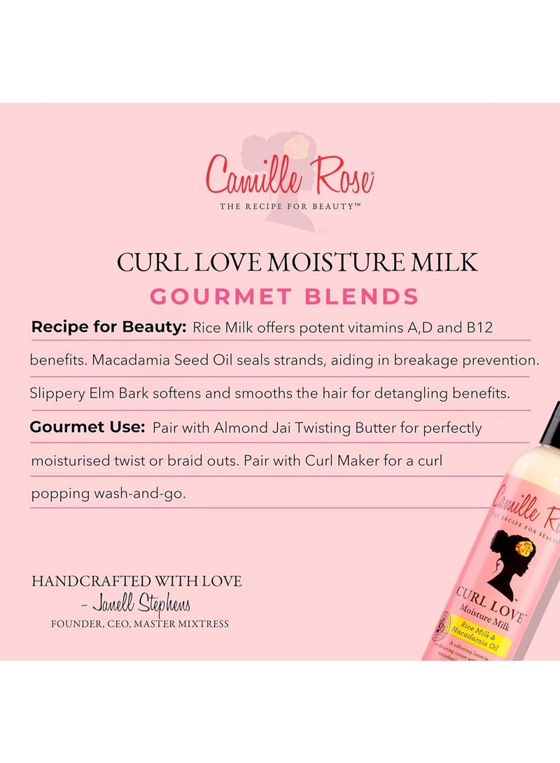 حليب مرطب للشعر المجعد من كاميل روز ناتشورالز، 240 مل + صانع الشعر المجعد الطبيعي 355 مل - Image 4